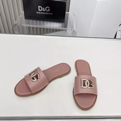Replica Dolce & Gabbana D&G Slippers For Women #1362910 $85.00 USD for Wholesale