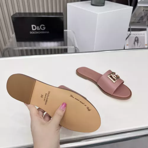 Replica Dolce & Gabbana D&G Slippers For Women #1362910 $85.00 USD for Wholesale
