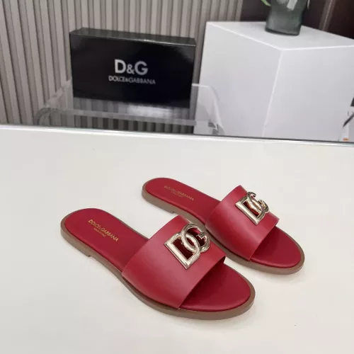 Replica Dolce & Gabbana D&G Slippers For Women #1362911 $85.00 USD for Wholesale