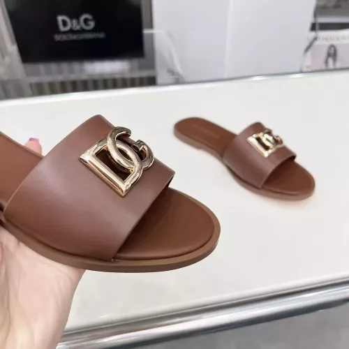 Replica Dolce & Gabbana D&G Slippers For Women #1362912 $85.00 USD for Wholesale