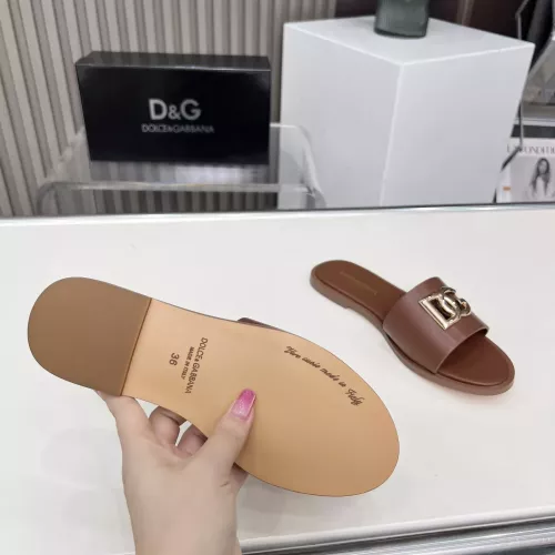 Replica Dolce & Gabbana D&G Slippers For Women #1362912 $85.00 USD for Wholesale