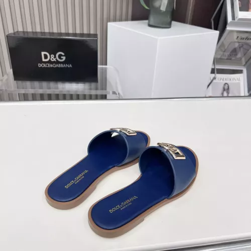 Replica Dolce & Gabbana D&G Slippers For Women #1362913 $85.00 USD for Wholesale