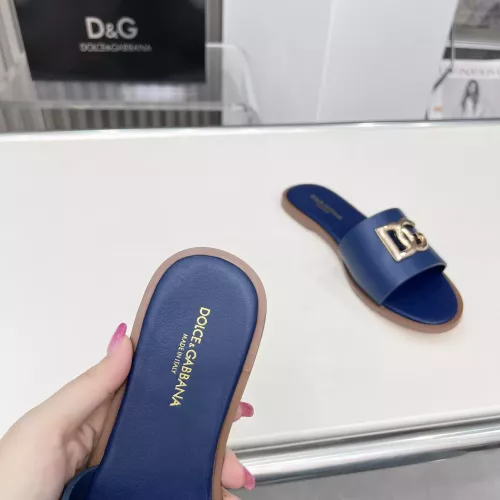 Replica Dolce & Gabbana D&G Slippers For Women #1362913 $85.00 USD for Wholesale