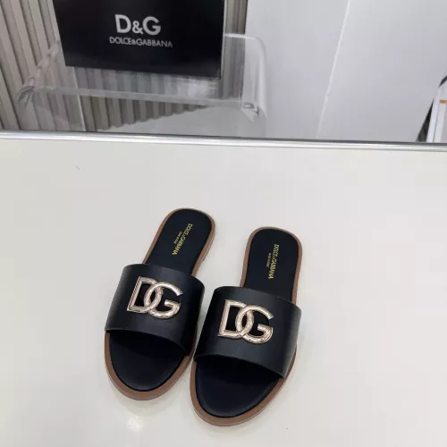 Replica Dolce & Gabbana D&G Slippers For Women #1362914 $85.00 USD for Wholesale