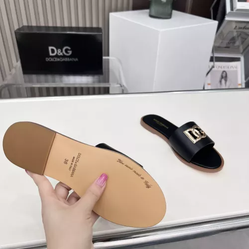 Replica Dolce & Gabbana D&G Slippers For Women #1362914 $85.00 USD for Wholesale