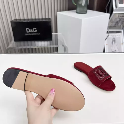 Replica Dolce & Gabbana D&G Slippers For Women #1362916 $88.00 USD for Wholesale