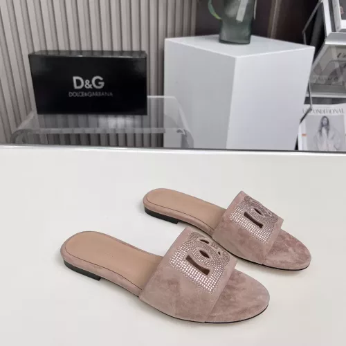 Replica Dolce & Gabbana D&G Slippers For Women #1362917 $88.00 USD for Wholesale