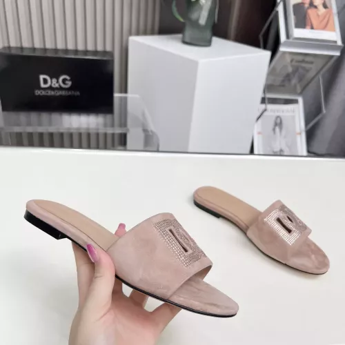 Replica Dolce & Gabbana D&G Slippers For Women #1362917 $88.00 USD for Wholesale