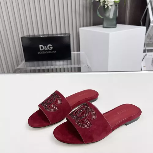 Dolce &amp; Gabbana D&amp;G Slippers For Women #1362918 $88.00 USD, Wholesale Replica Dolce &amp; Gabbana D&amp;G Slippers