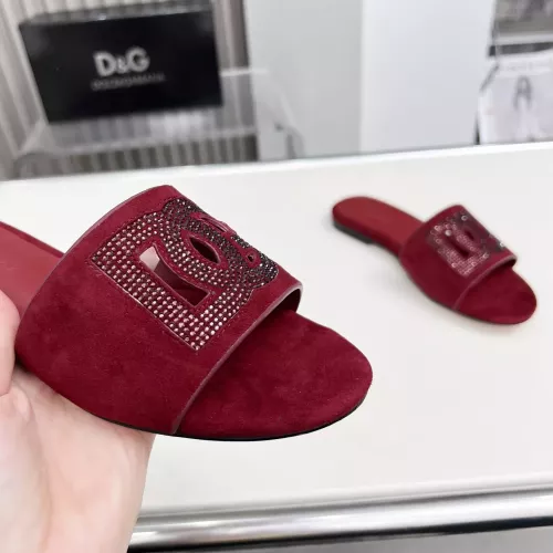 Replica Dolce & Gabbana D&G Slippers For Women #1362918 $88.00 USD for Wholesale