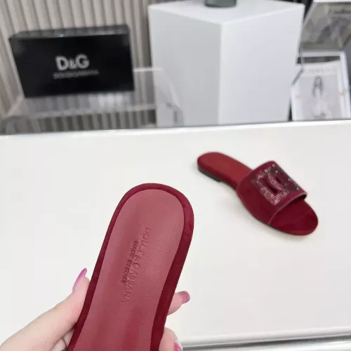 Replica Dolce & Gabbana D&G Slippers For Women #1362918 $88.00 USD for Wholesale