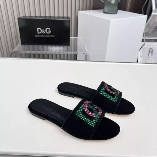 Replica Dolce & Gabbana D&G Slippers For Women #1362920 $88.00 USD for Wholesale