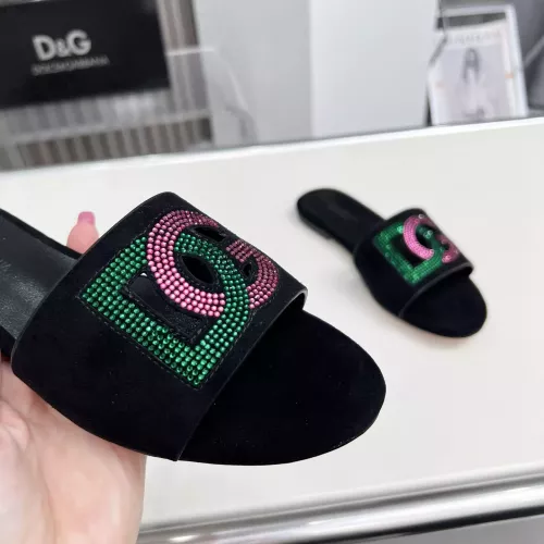 Replica Dolce & Gabbana D&G Slippers For Women #1362920 $88.00 USD for Wholesale