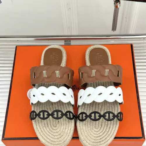 Replica Hermes Slippers For Women #1362952 $118.00 USD for Wholesale
