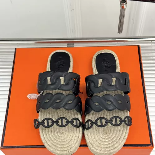 Replica Hermes Slippers For Women #1362953 $118.00 USD for Wholesale