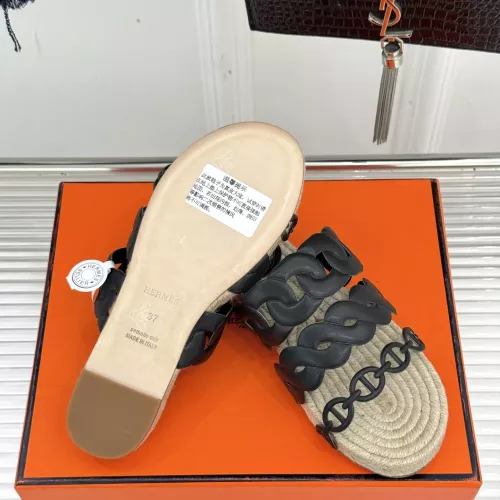 Replica Hermes Slippers For Women #1362953 $118.00 USD for Wholesale