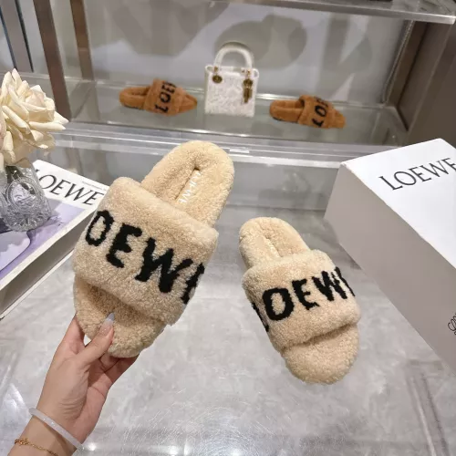 Replica LOEWE Slippers For Women #1362980 $92.00 USD for Wholesale