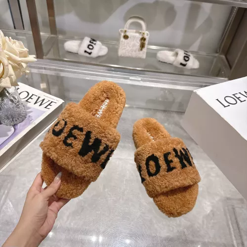 Replica LOEWE Slippers For Women #1362982 $92.00 USD for Wholesale