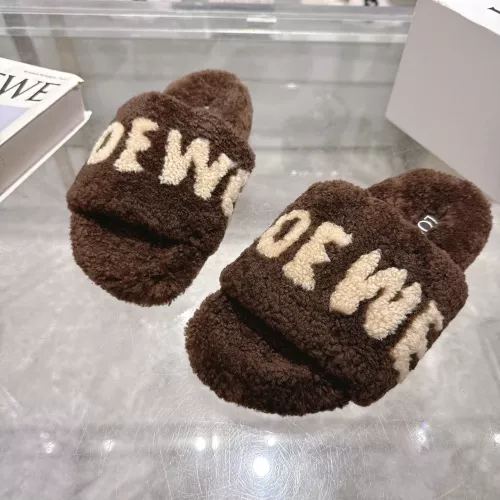 Replica LOEWE Slippers For Women #1362983 $92.00 USD for Wholesale