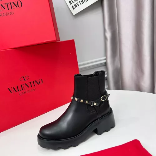 Replica Valentino Boots For Women #1362985 $100.00 USD for Wholesale