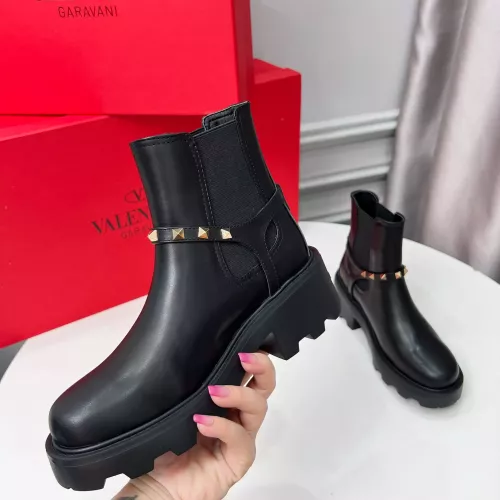 Replica Valentino Boots For Women #1362985 $100.00 USD for Wholesale