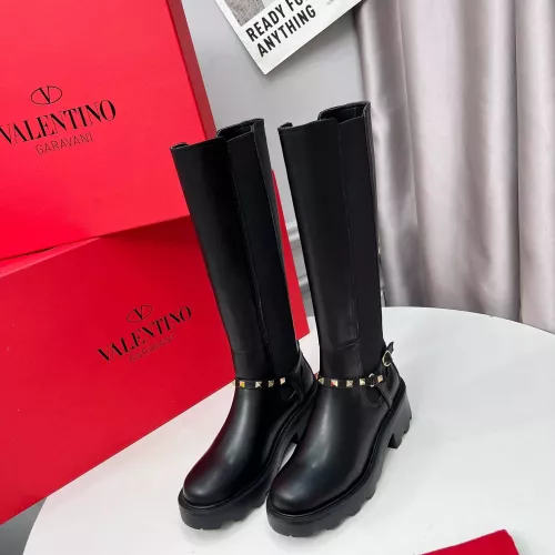 Replica Valentino Boots For Women #1362986 $145.00 USD for Wholesale