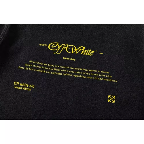 Replica Off-White Hoodies Long Sleeved For Unisex #1362997 $56.00 USD for Wholesale