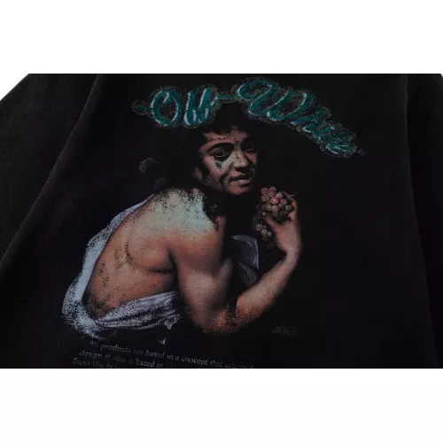 Replica Off-White Hoodies Long Sleeved For Unisex #1363007 $56.00 USD for Wholesale