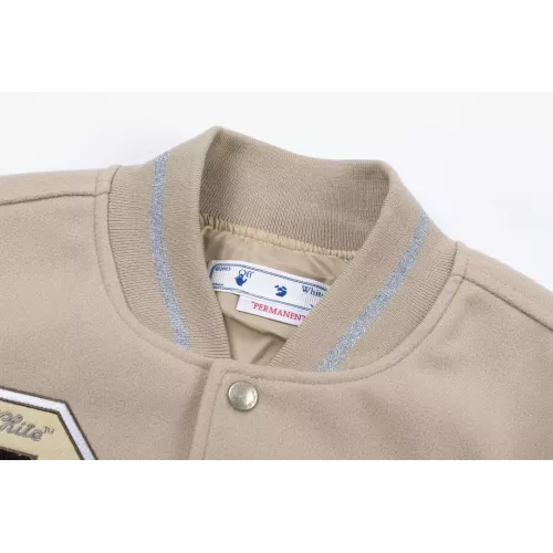 Replica Off-White Jackets Long Sleeved For Unisex #1363022 $92.00 USD for Wholesale