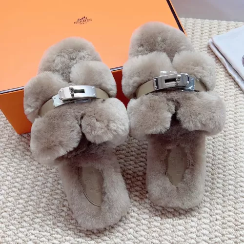 Replica Hermes Slippers For Women #1363066 $100.00 USD for Wholesale