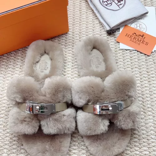 Replica Hermes Slippers For Women #1363066 $100.00 USD for Wholesale