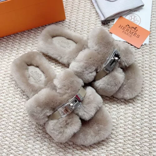 Replica Hermes Slippers For Women #1363066 $100.00 USD for Wholesale