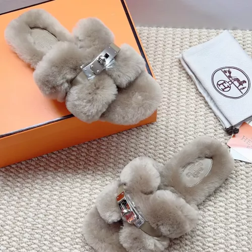 Replica Hermes Slippers For Women #1363066 $100.00 USD for Wholesale