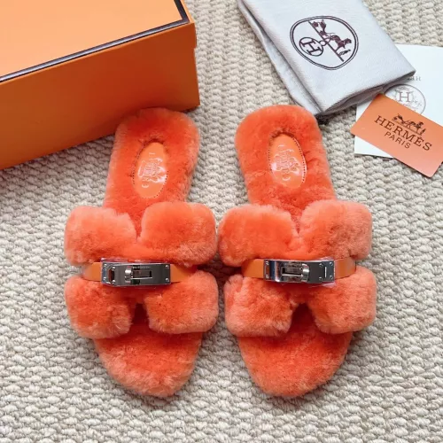 Replica Hermes Slippers For Women #1363069 $100.00 USD for Wholesale