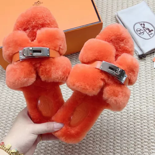 Replica Hermes Slippers For Women #1363069 $100.00 USD for Wholesale
