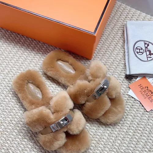 Replica Hermes Slippers For Women #1363071 $100.00 USD for Wholesale