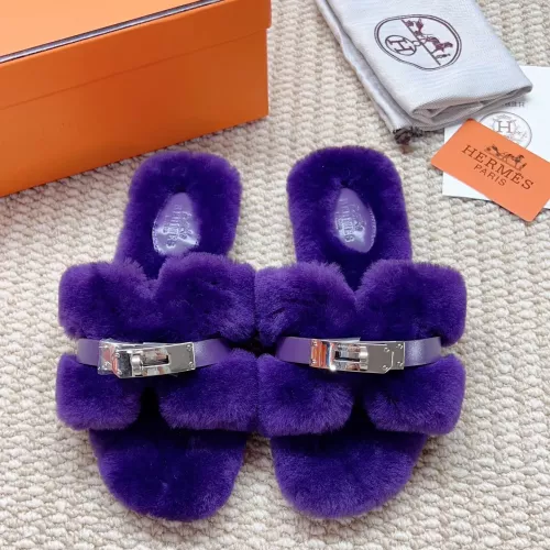 Replica Hermes Slippers For Women #1363077 $100.00 USD for Wholesale