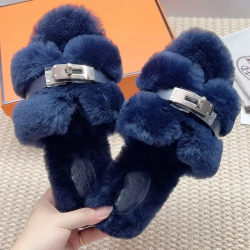Replica Hermes Slippers For Women #1363079 $100.00 USD for Wholesale