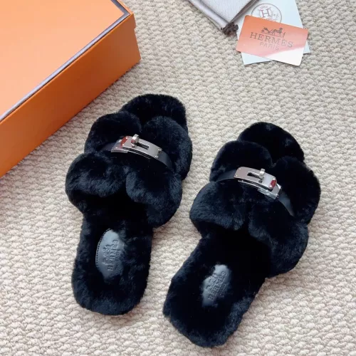 Replica Hermes Slippers For Women #1363080 $100.00 USD for Wholesale