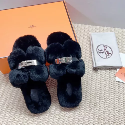Replica Hermes Slippers For Women #1363080 $100.00 USD for Wholesale