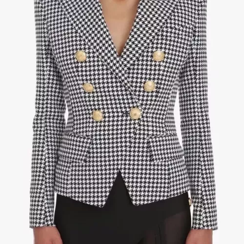Replica Balmain Jackets Long Sleeved For Women #1363125 $96.00 USD for Wholesale