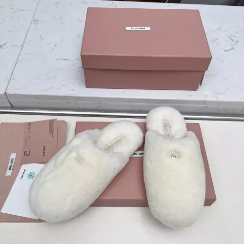MIU MIU Slippers For Women #1363156 $92.00 USD, Wholesale Replica MIU MIU Slippers