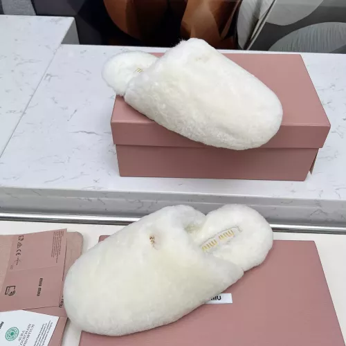 Replica MIU MIU Slippers For Women #1363156 $92.00 USD for Wholesale
