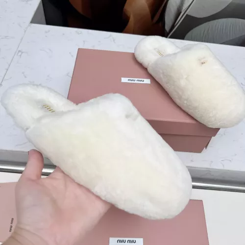 Replica MIU MIU Slippers For Women #1363156 $92.00 USD for Wholesale