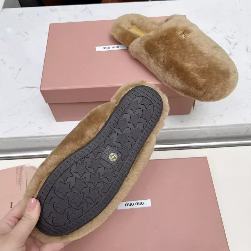 Replica MIU MIU Slippers For Women #1363157 $92.00 USD for Wholesale