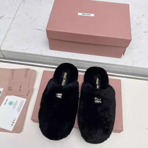 Replica MIU MIU Slippers For Women #1363159 $92.00 USD for Wholesale
