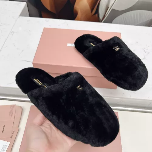 Replica MIU MIU Slippers For Women #1363159 $92.00 USD for Wholesale