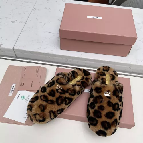 MIU MIU Slippers For Women #1363160 $92.00 USD, Wholesale Replica MIU MIU Slippers