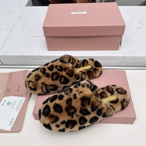 Replica MIU MIU Slippers For Women #1363160 $92.00 USD for Wholesale