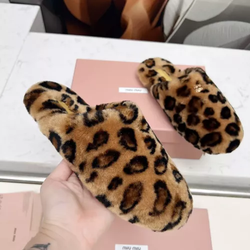 Replica MIU MIU Slippers For Women #1363160 $92.00 USD for Wholesale